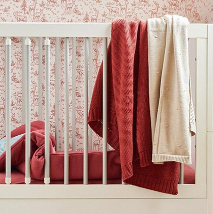 Couverture en coton PURE beige Arrangement