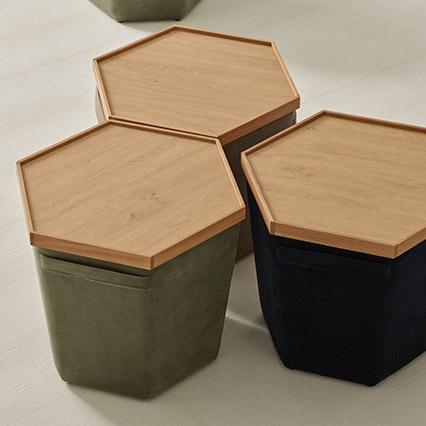 Pouf Doppio Arrangement