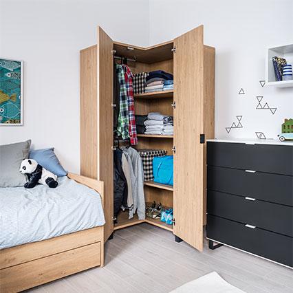 Eckkleiderschrank Simple Projekt