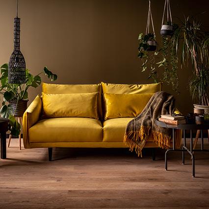 2-seat sofa Duvet arrangement