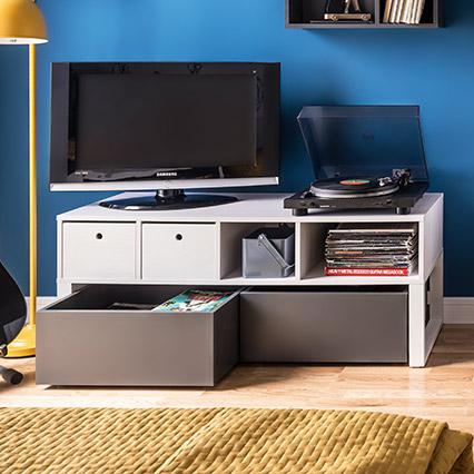 Box for bookcase and TV unit Nest arrangement