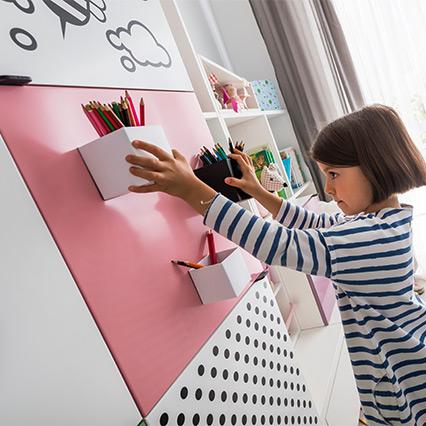 Metalltafel für Möbelfronten Young Users Projekt