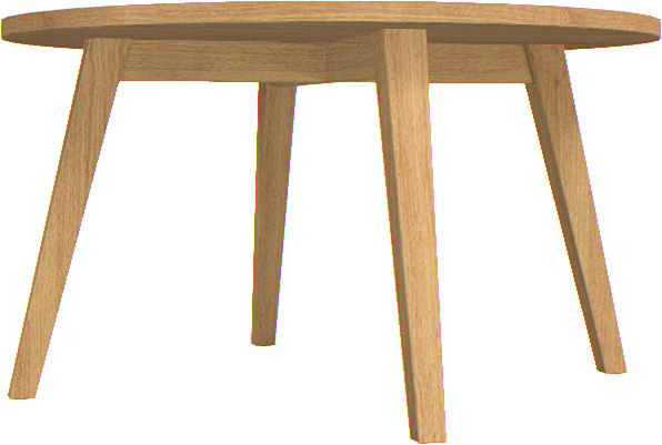 High round coffee table Creative