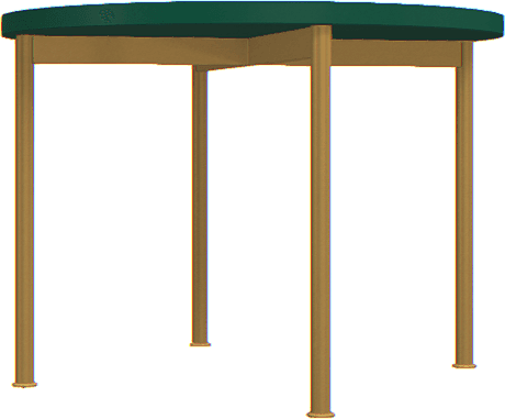 Low round coffee table Creative