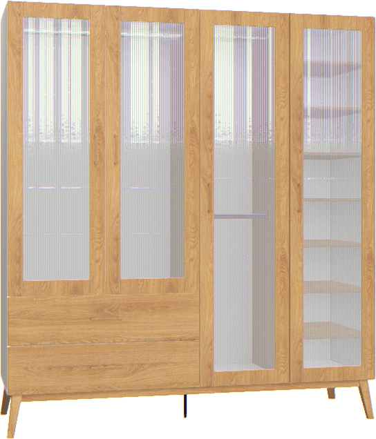 4-türiger Kleiderschrank Creative