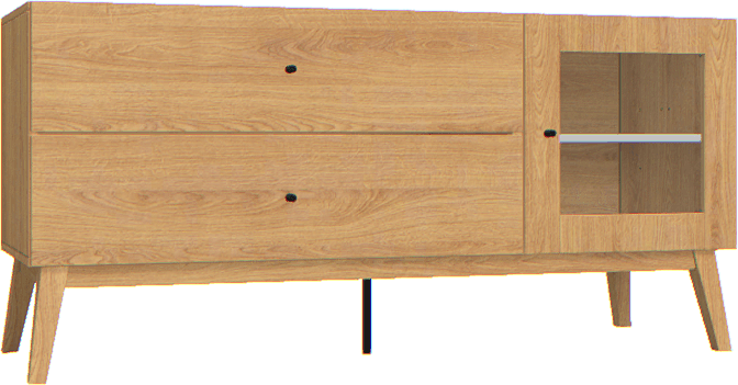 Meuble TV étroit Creative