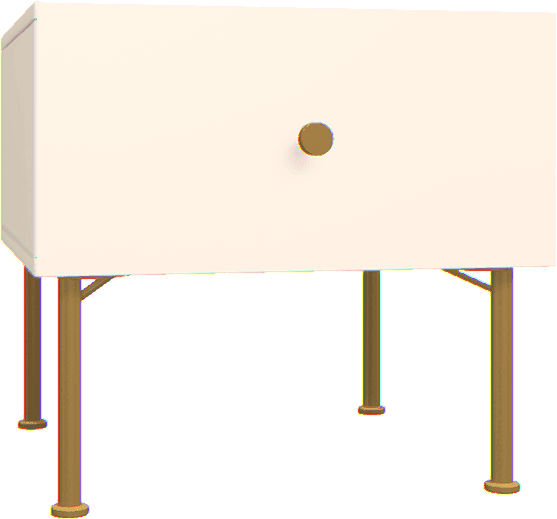 Table de chevet créative