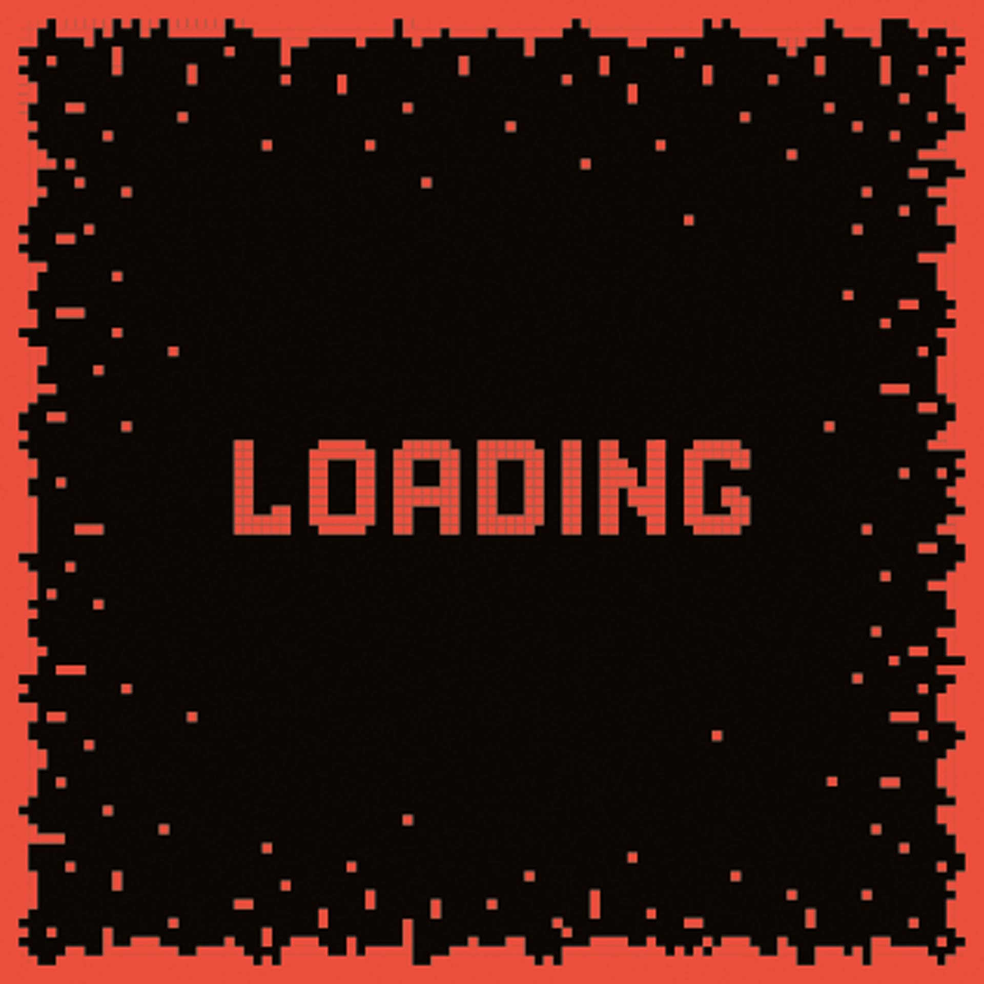Metal front overlay Loading red
