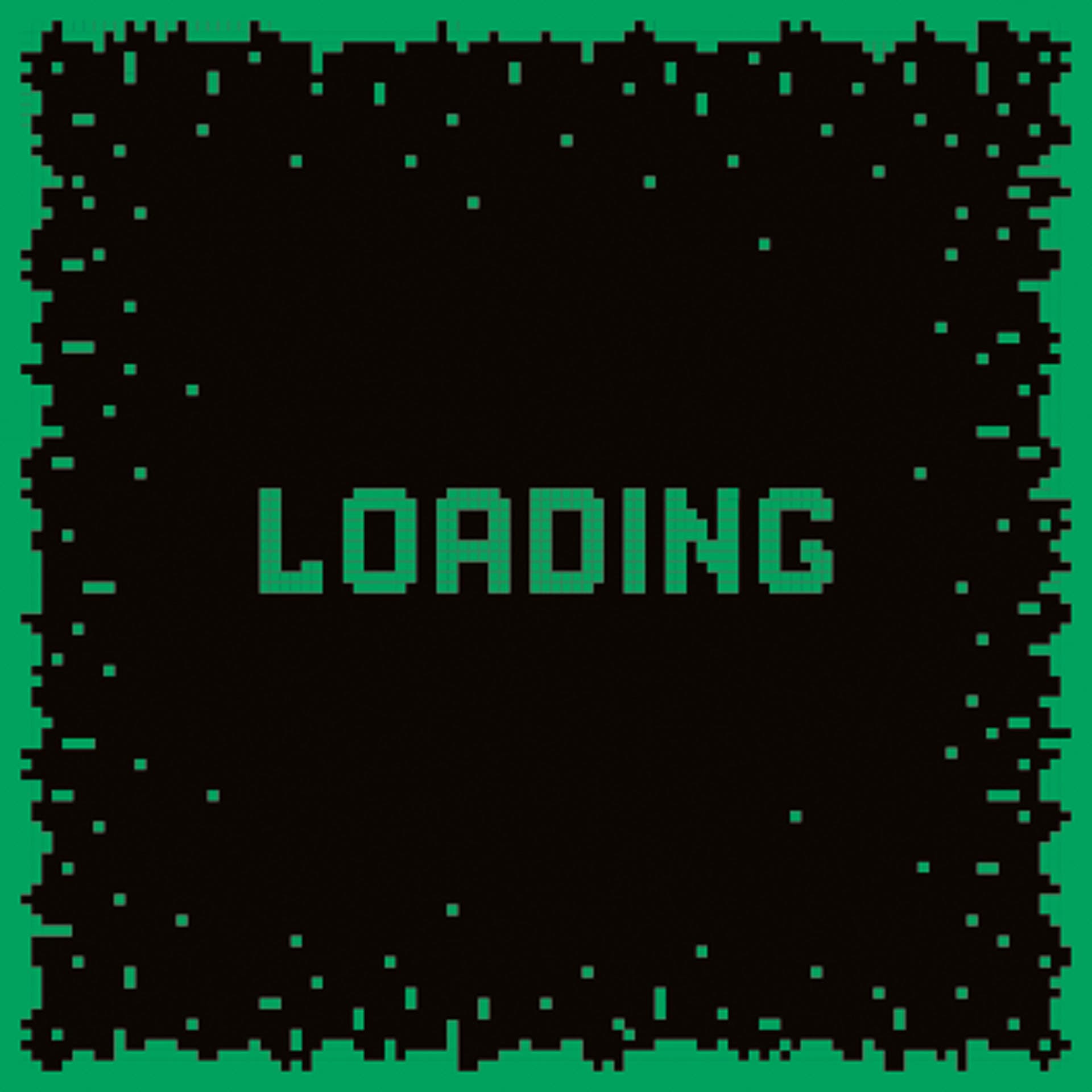 Metal front overlay Loading green