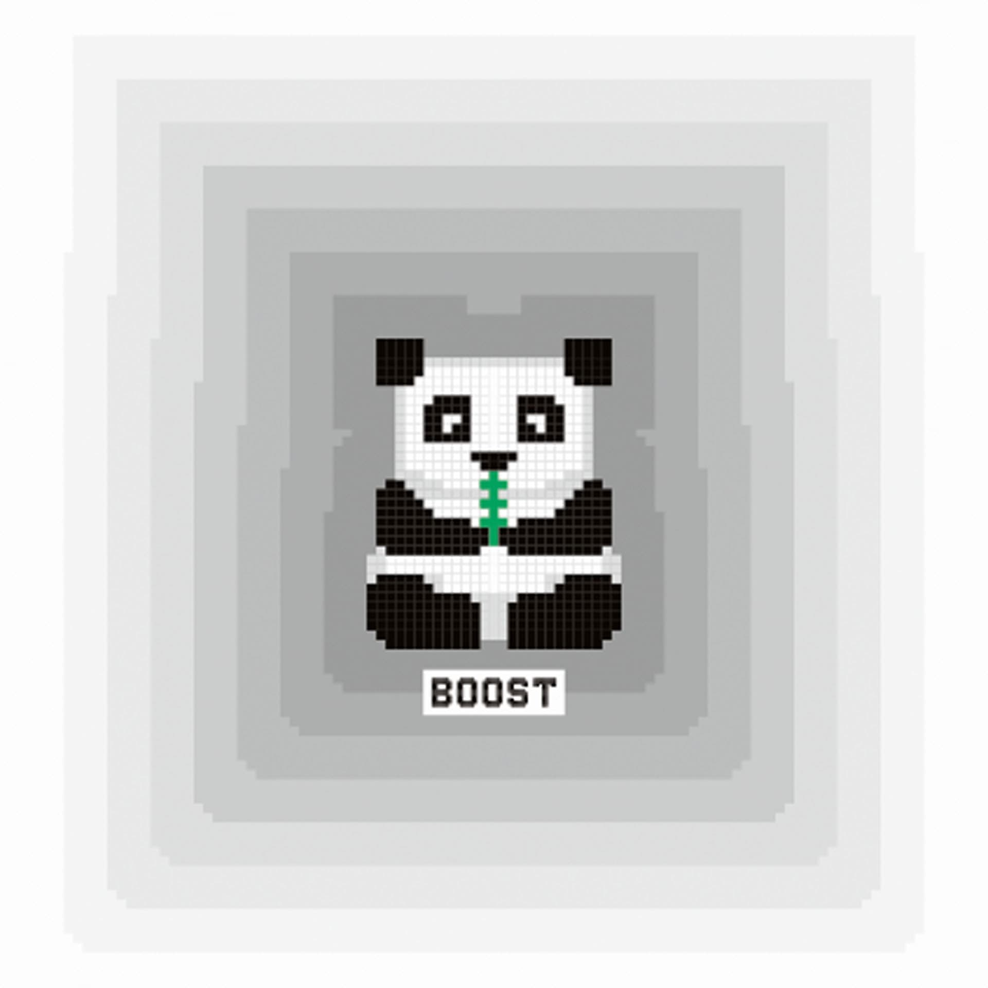 Metal front overlay Pixel Panda
