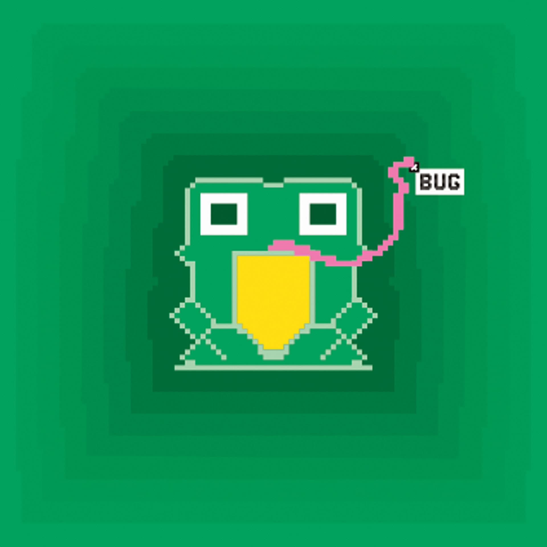 Metal front overlay Pixel Frog