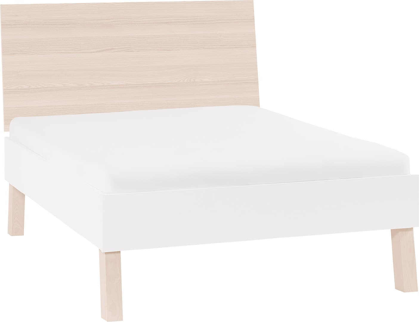 Double bed with flat headboard Spot