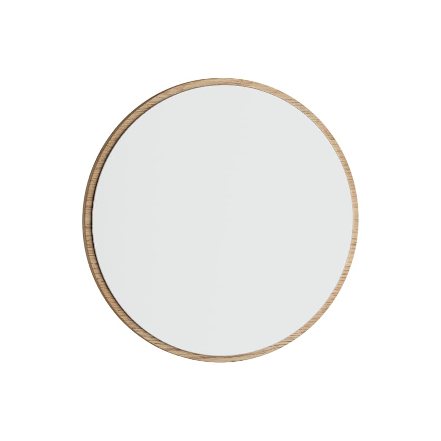 Round mirror for Well desk