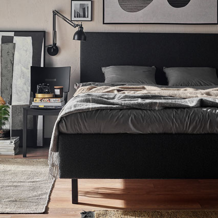 Upholstered bed 140x200 Puric arrangement