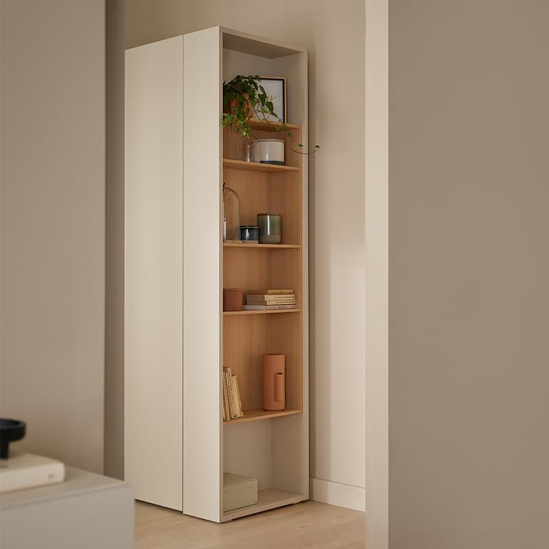 Side bookcase for a 4-door wardrobe 4 You Fresh arrangement