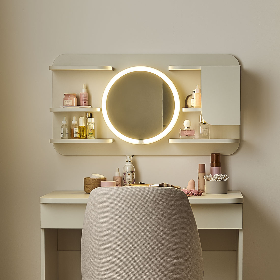 Extension avec miroir pour la coiffeuse Reli Arrangement