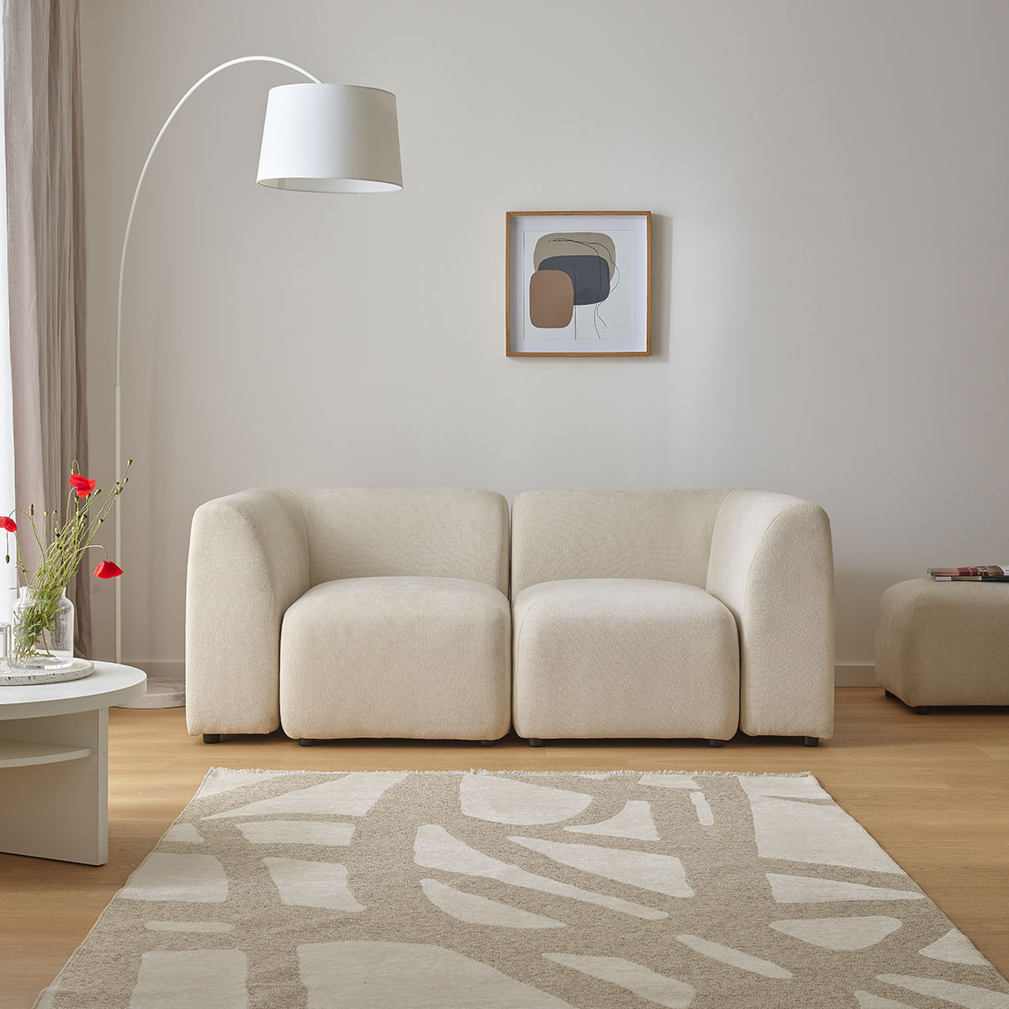 Nui 2-seater sofa II arrangement