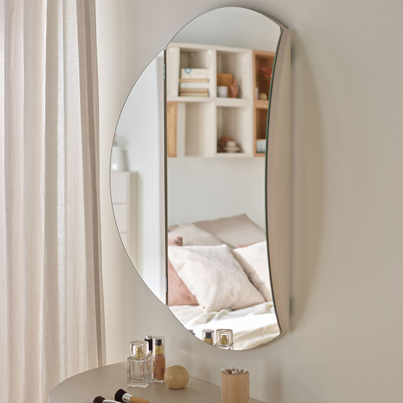 Miroir rond Simple Arrangement