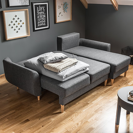 Corner sofa bed Cotta arrangement