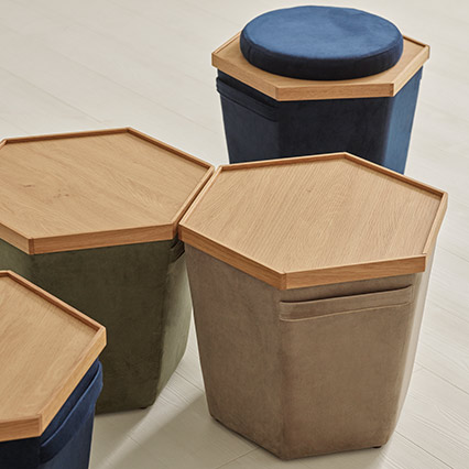 Pouf Doppio Arrangement