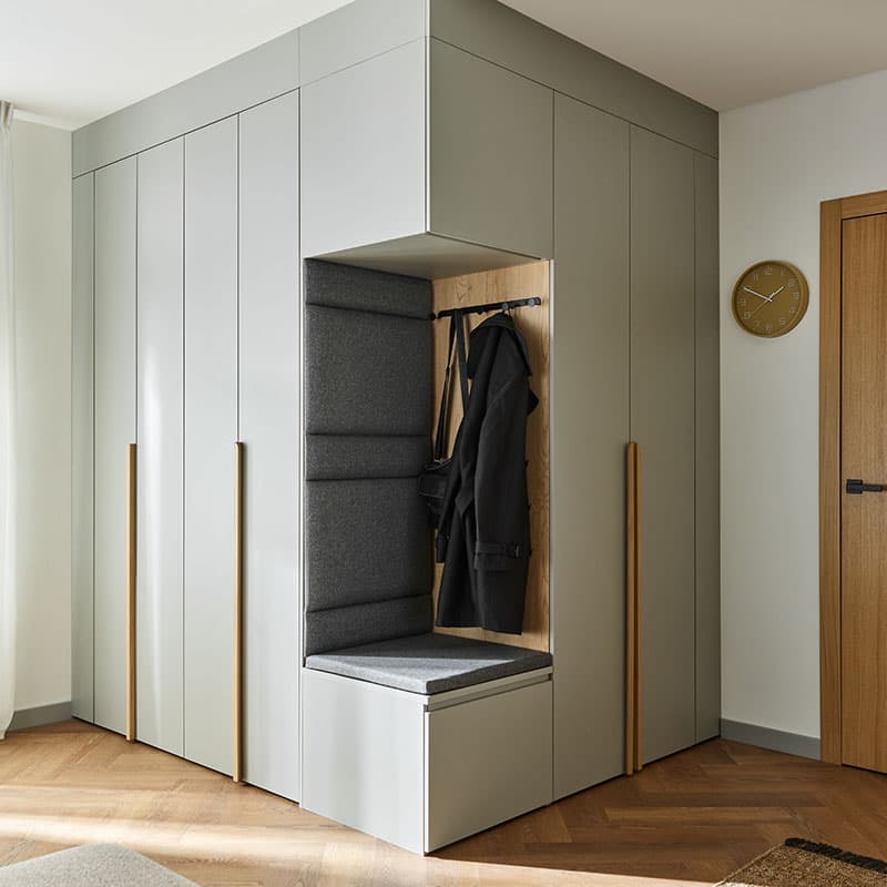 Ensemble de meubles pour le couloir avec meuble à chaussures et siège 225 Stor Arrangement