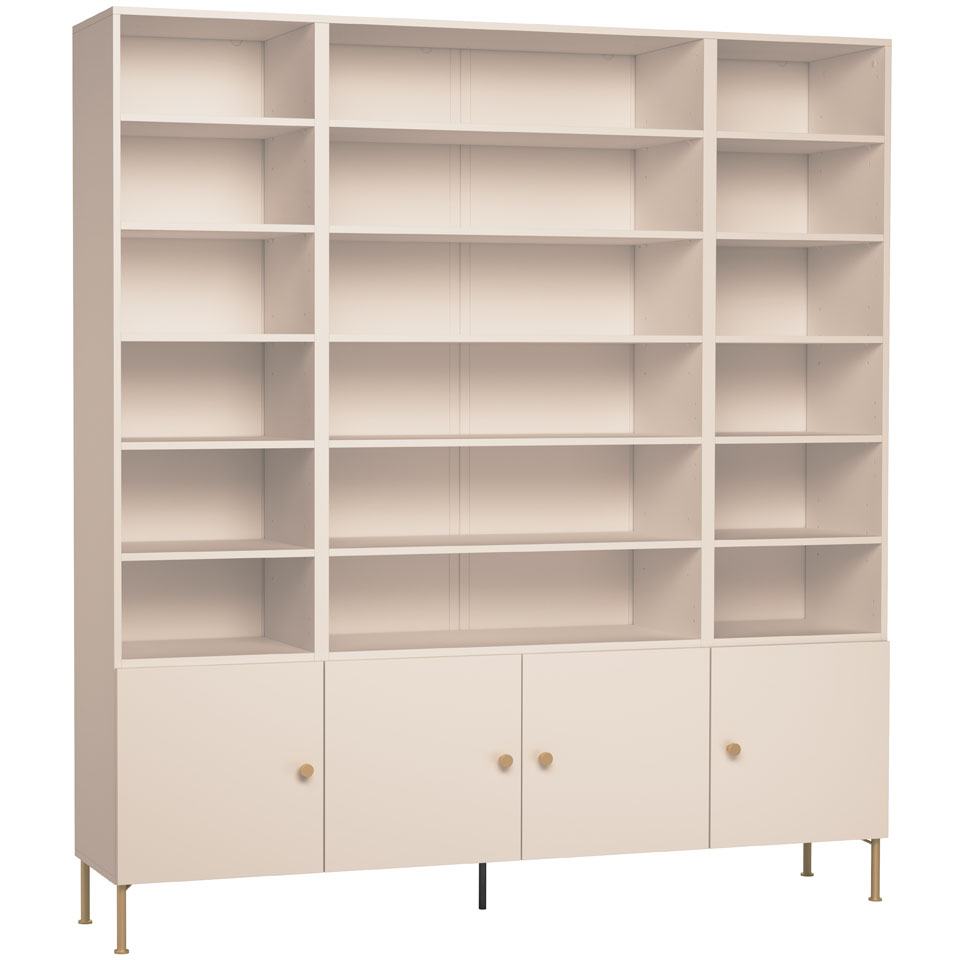 Quadruple high bookcase 4x4 Creative