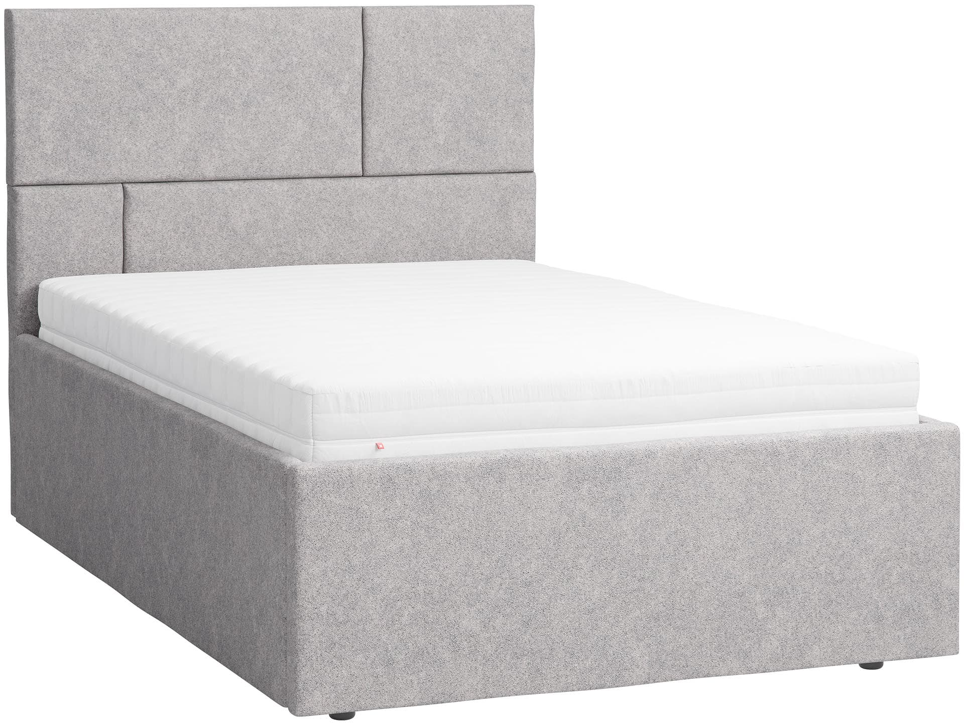 Upholstered bed with large container 120x200 Geometric