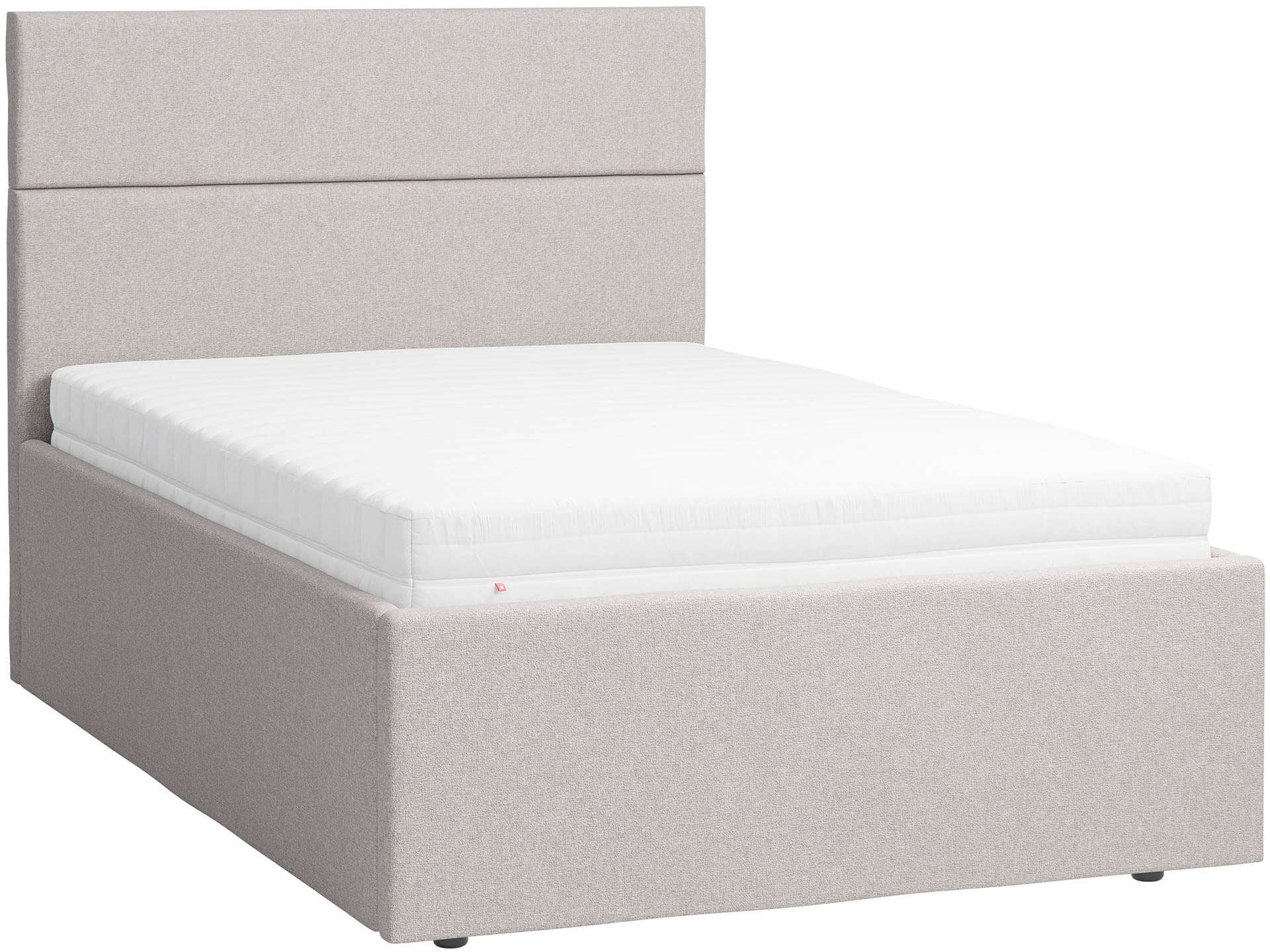Upholstered bed with large container 120x200 Line