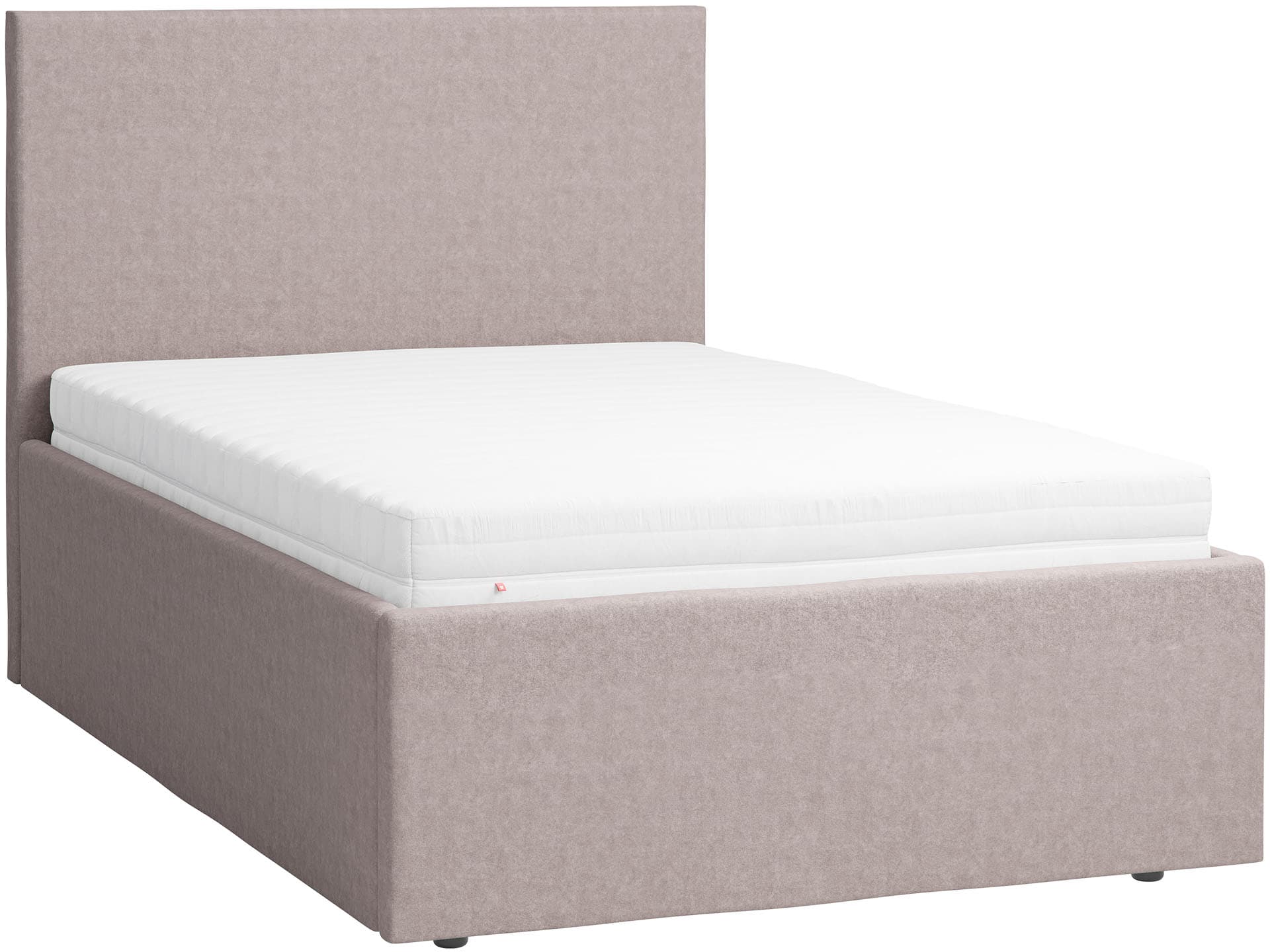 Upholstered bed with large container 120x200 Puric