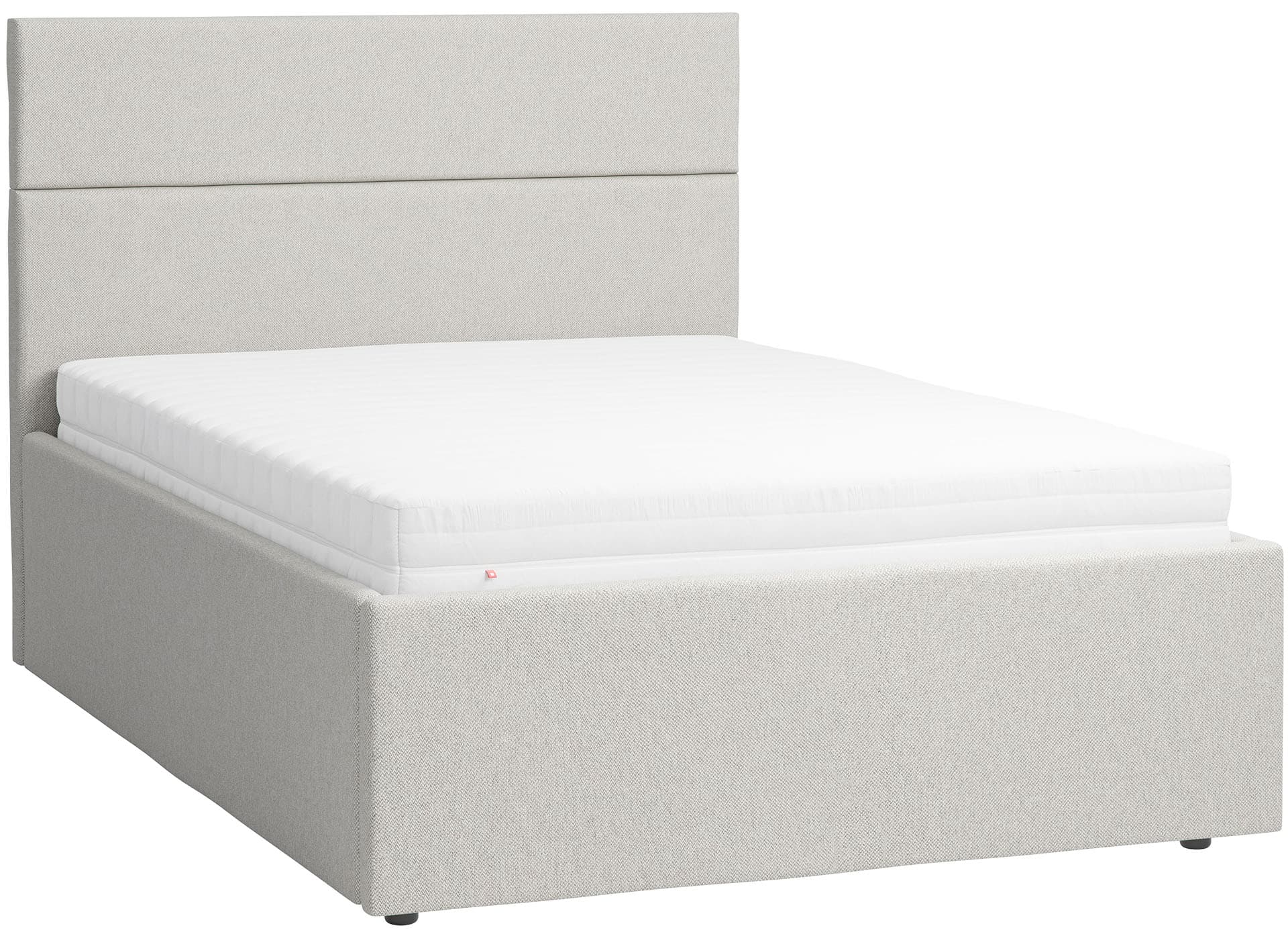 Upholstered bed with large container 140x200 Line