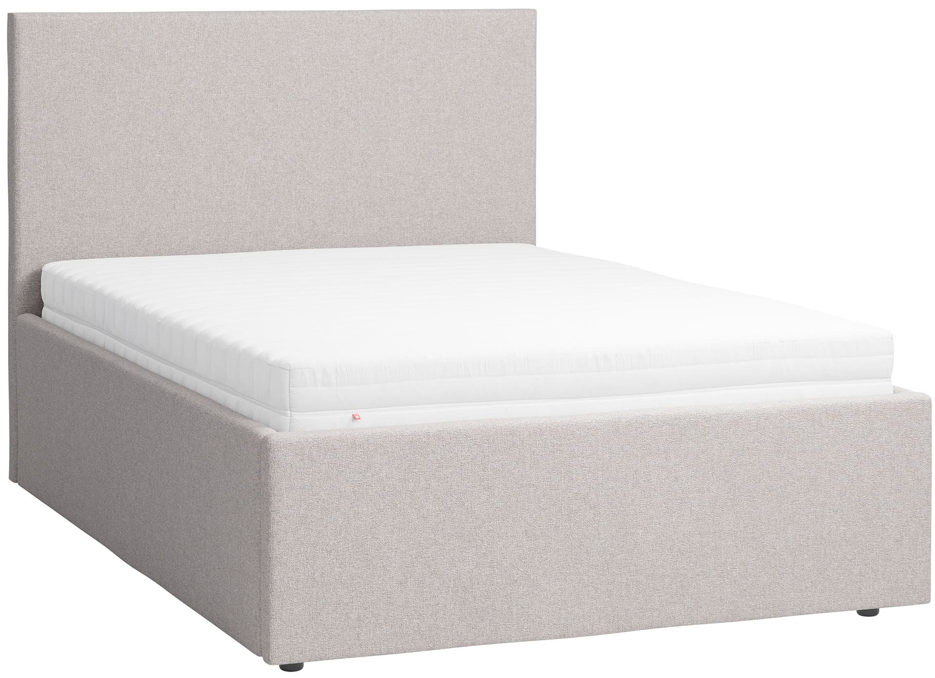 Upholstered bed with large storage box 140x200 Puric