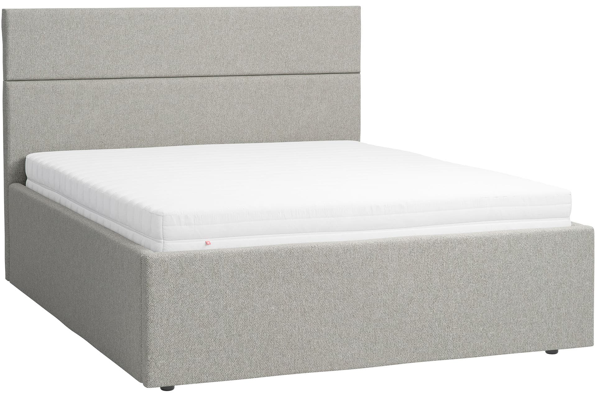 Upholstered bed with large container 160x200 Line