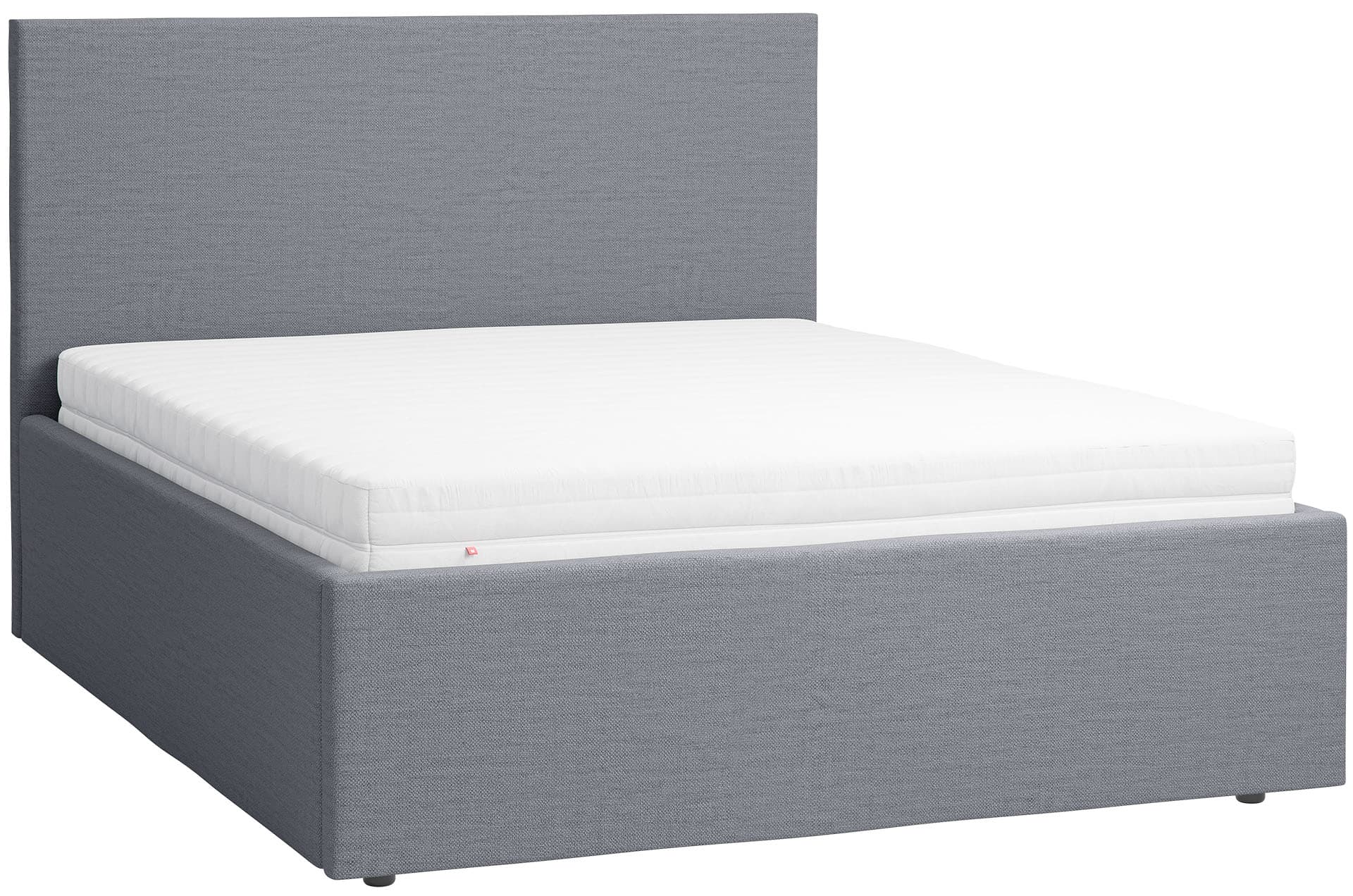 Upholstered bed with large storage 160x200 Puric