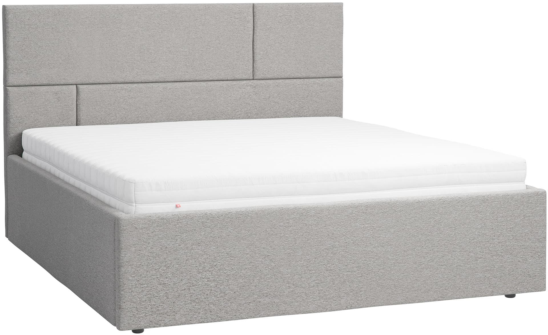 Upholstered bed with large container 180x200 Geometric
