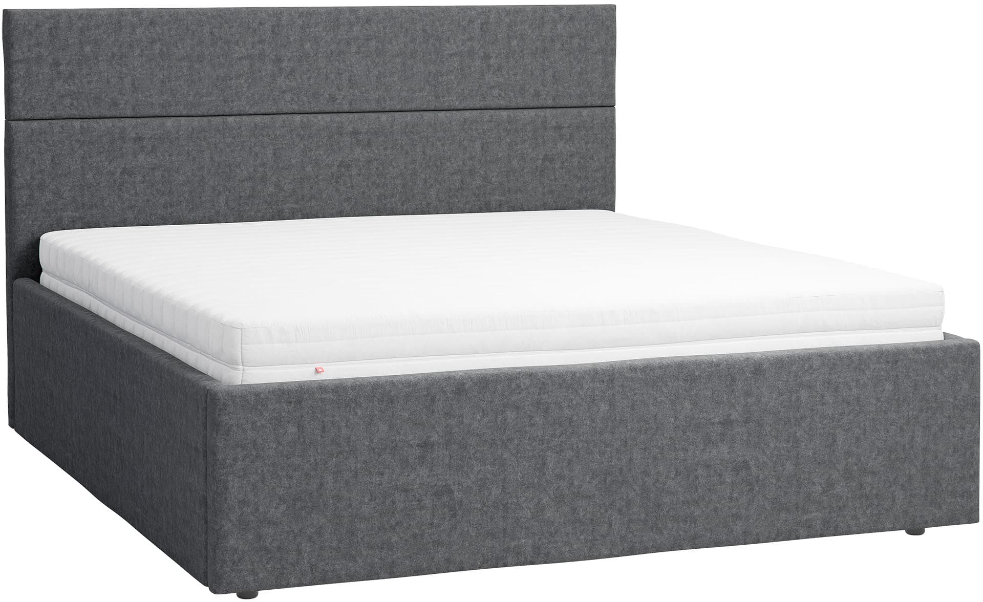Upholstered bed with large container 180x200 Line