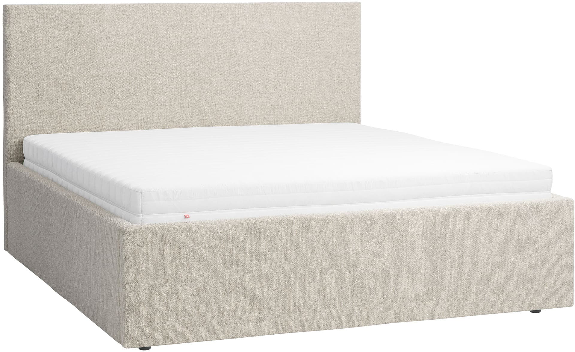 Upholstered bed with large container 180x200 Puric