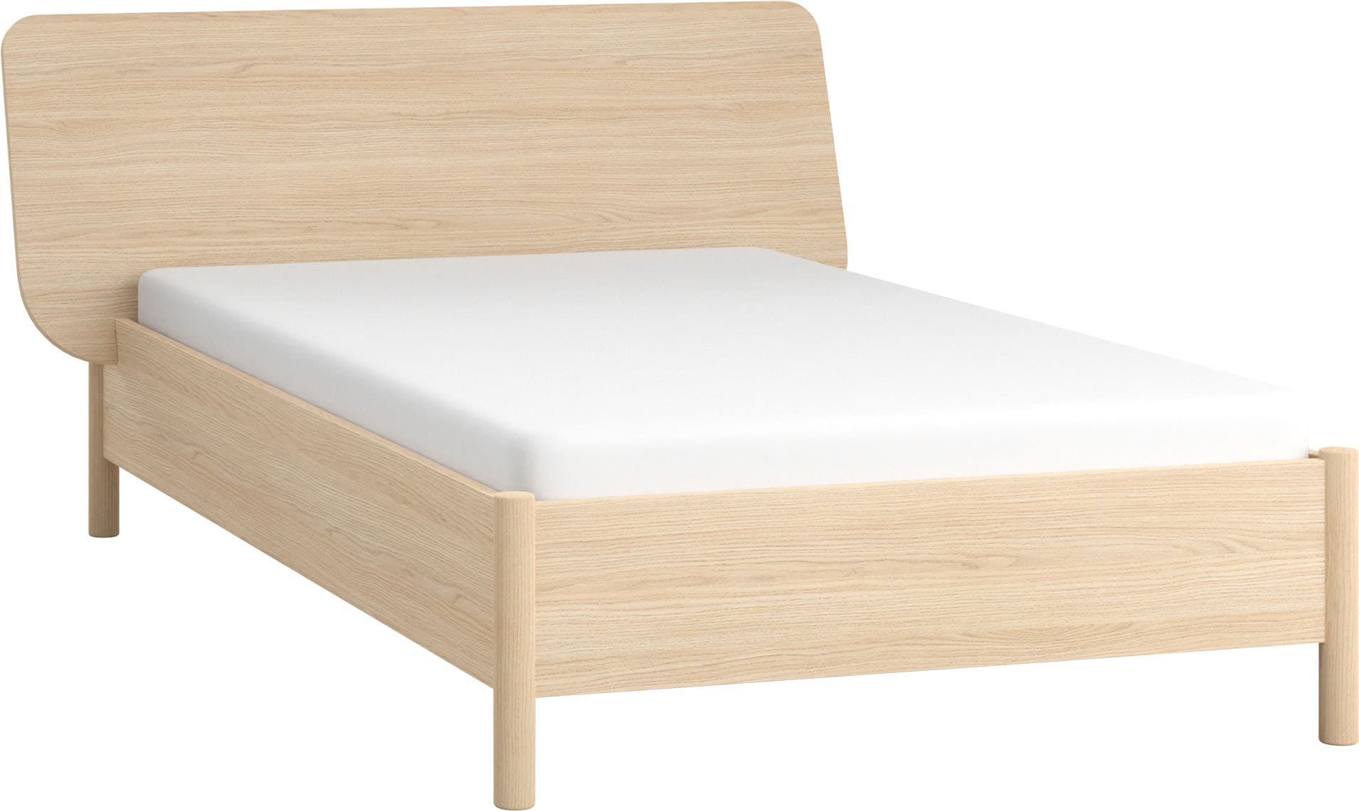 Single bed with wide headboard 120x200 OMM