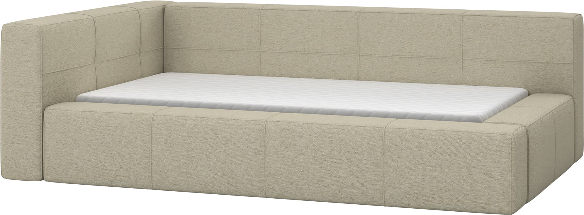 Upholstered bed left Reli