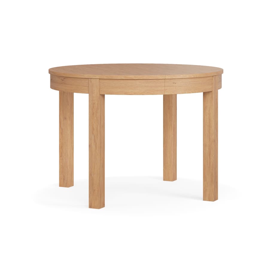 Round extendable table Simple