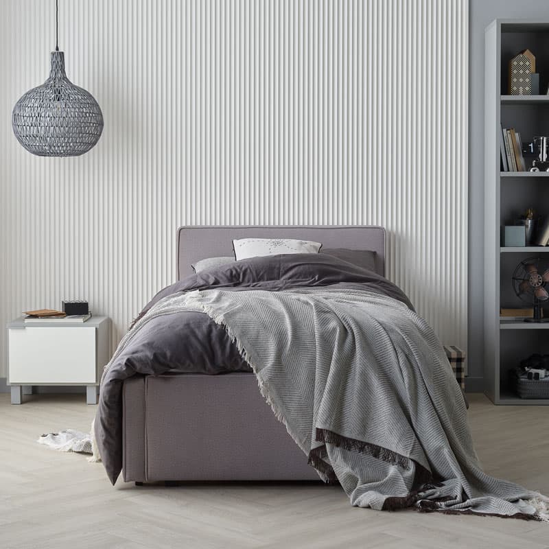 Upholstered bed 90x200 Nook arrangement